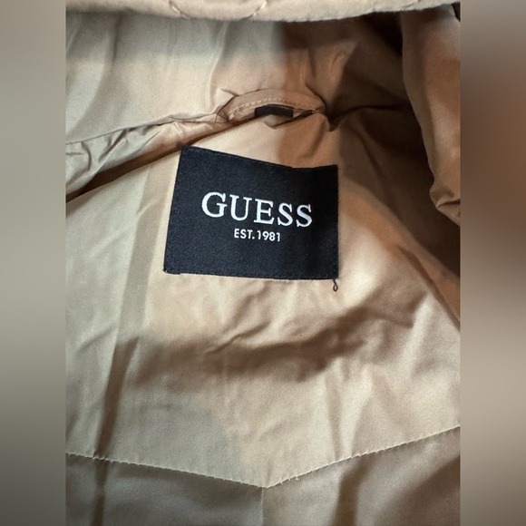 Woman’s Quilted Tan Jacket - Picture 2 of 4